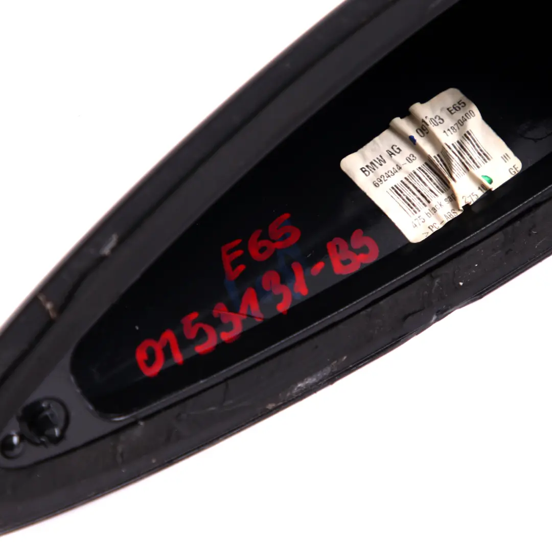 Empty Roof Antenna Housing Cover Black Sapphire 475 to BMW 7 Series E65 E66 with Part number 0153131 BMW 7 Series E65 E66 Empty Roof Antenna Housing Cover Black Sapphire 475 - SKU 0153131-BS - Part number 0153131