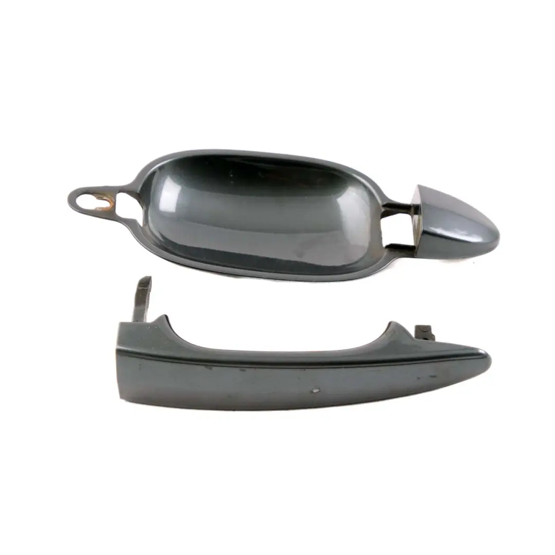 Grab Handle Door BMW E60 E61 Recess Front Rear Left N/S Platingrau Metallic Grey to with Part number 0154342 Grab Handle Door BMW E60 E61 Recess Front Rear Left N/S Platingrau Metallic Grey - SKU 0154342-PG - Part number 0154342