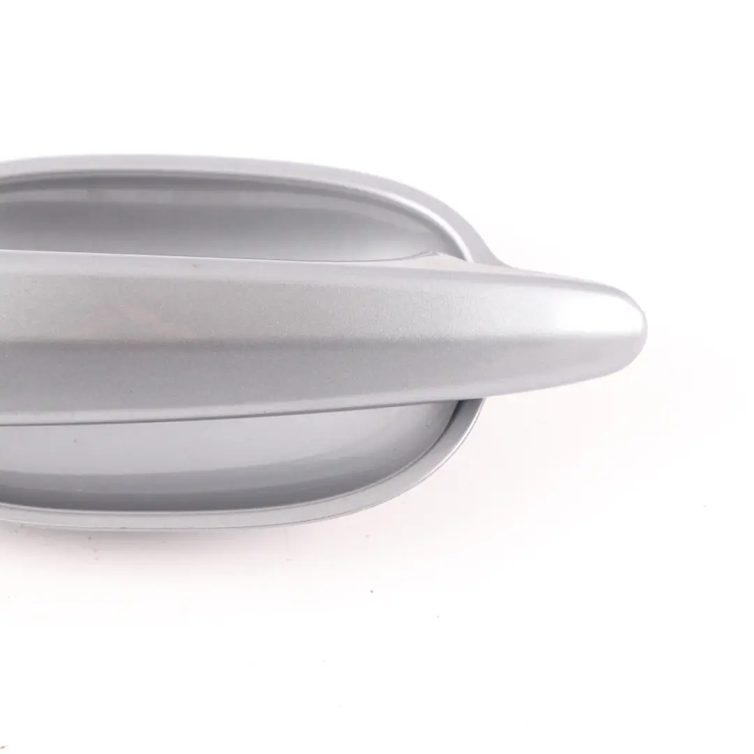 Grab Handle Recess Front Rear Left N/S Silbergrau Silver Grey - A08 to BMW E60 E61 with Part number 0154342 BMW E60 E61 Grab Handle Recess Front Rear Left N/S Silbergrau Silver Grey - A08 - SKU 0154342-SBG - Part number 0154342