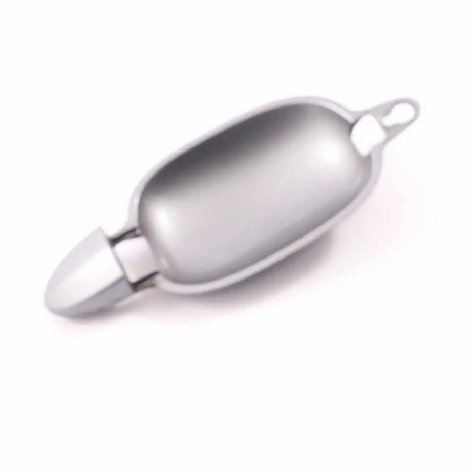 BMW E60 E61 Recess Handle Rear Right O/S Grab Plate Silbergrau Silver Grey - A08 - SKU 0154343-SBG - Part number 0154343