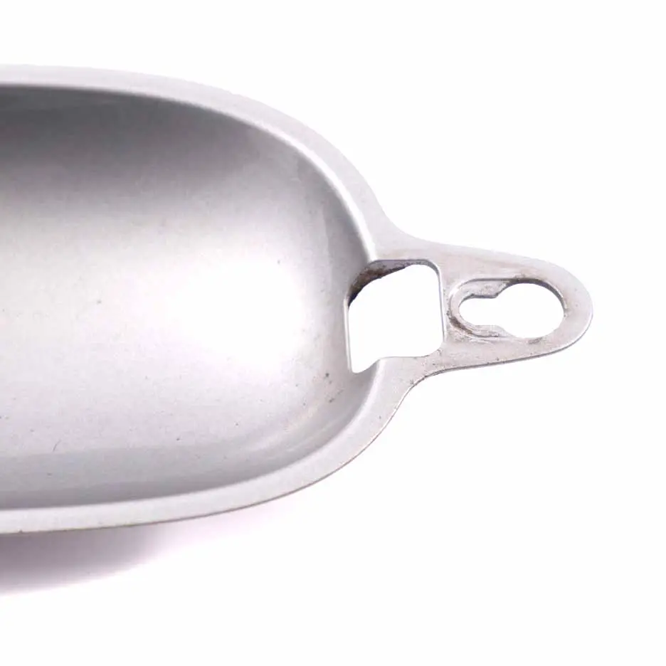 BMW E60 E61 Recess Handle Rear Right O/S Grab Plate Silbergrau Silver Grey - A08 - SKU 0154343-SBG - Part number 0154343