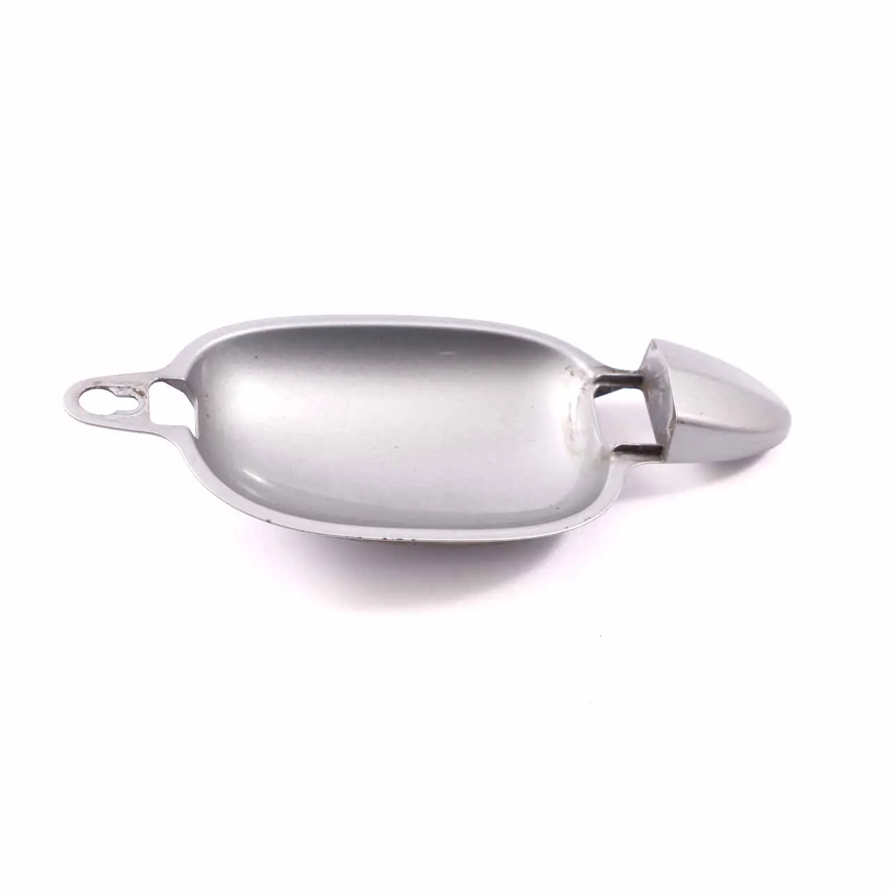 BMW E60 E61 Empuñadura trasera derecha Placa agarre Silbergrau Gris Plata - A08