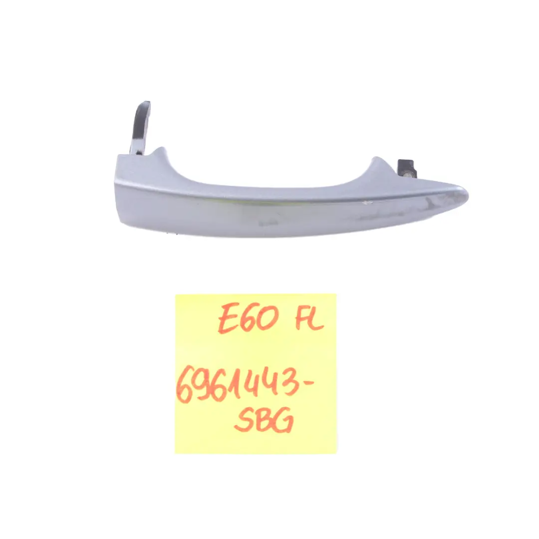  Grab Handle Door BMW E60 E61 Recess Front Rear Left Silbergrau Silver Grey A08 - SKU 0154344-SBG - Part number 0154344