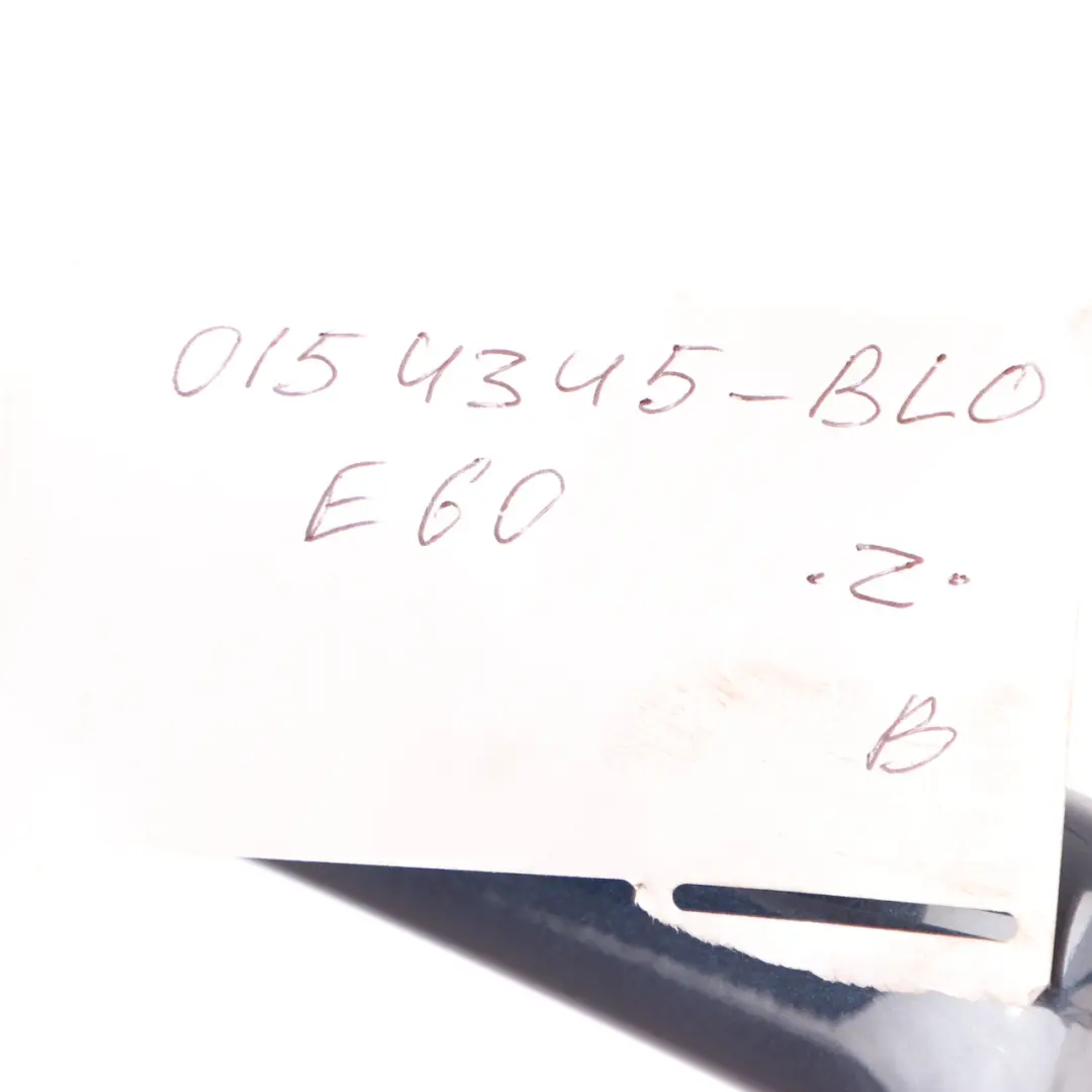 BMW E60 E61 Grab Handle Door Right O/S Blue Onyx Metallic - S11 O/S - SKU 0154345-BLO - Part number 0154345