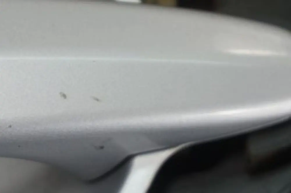 BMW 5 Series E60 E61 Complete Rear Right Grab Handle O/S Titansilber Silver 354 - SKU 0154345-TS1 - Part number 0154345-TS