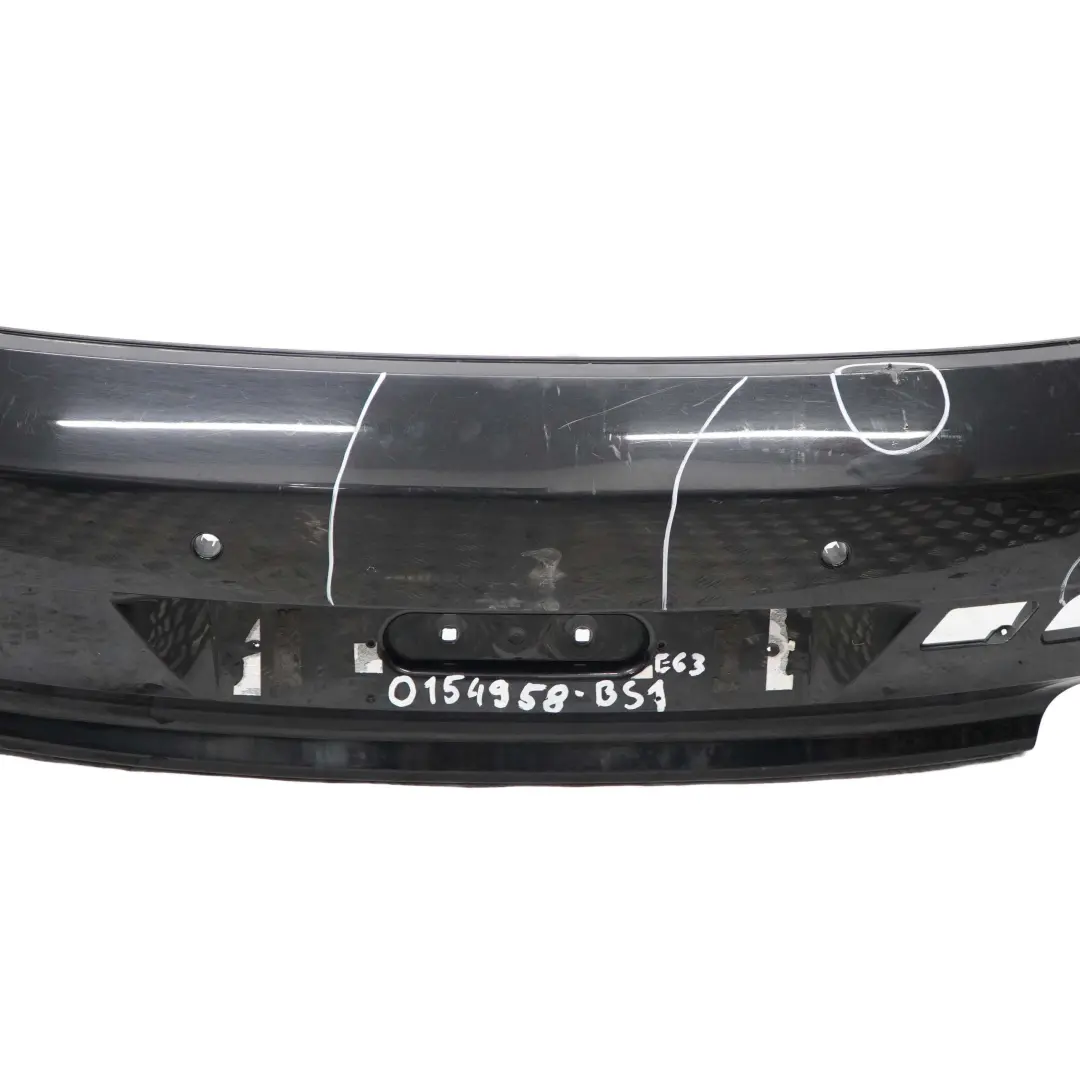 BMW E63 E64 Bumper Rear PDC Trim Panel Cover Black Sapphire Metallic - 475 - SKU 0154958-BS1 - Part number 0154958