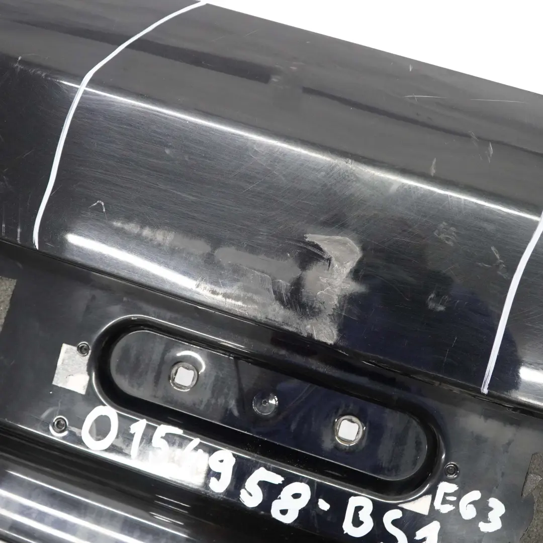 BMW E63 E64 Bumper Rear PDC Trim Panel Cover Black Sapphire Metallic - 475 - SKU 0154958-BS1 - Part number 0154958