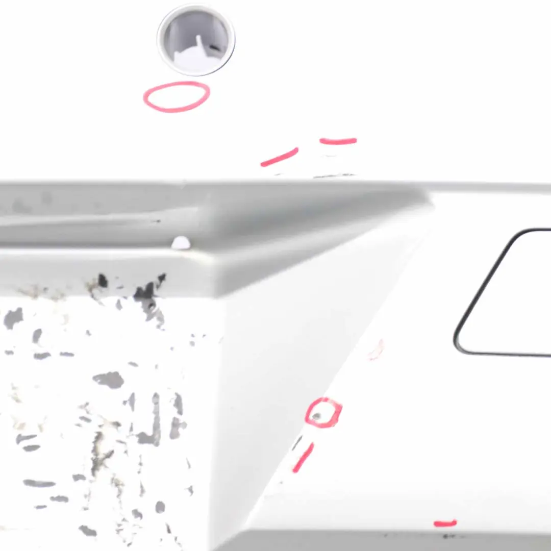 BMW E63 E64 Bumper Rear PDC Trim Panel Cover Mineral Silver Metallic - A14 - SKU 0154958-MS - Part number 0154958