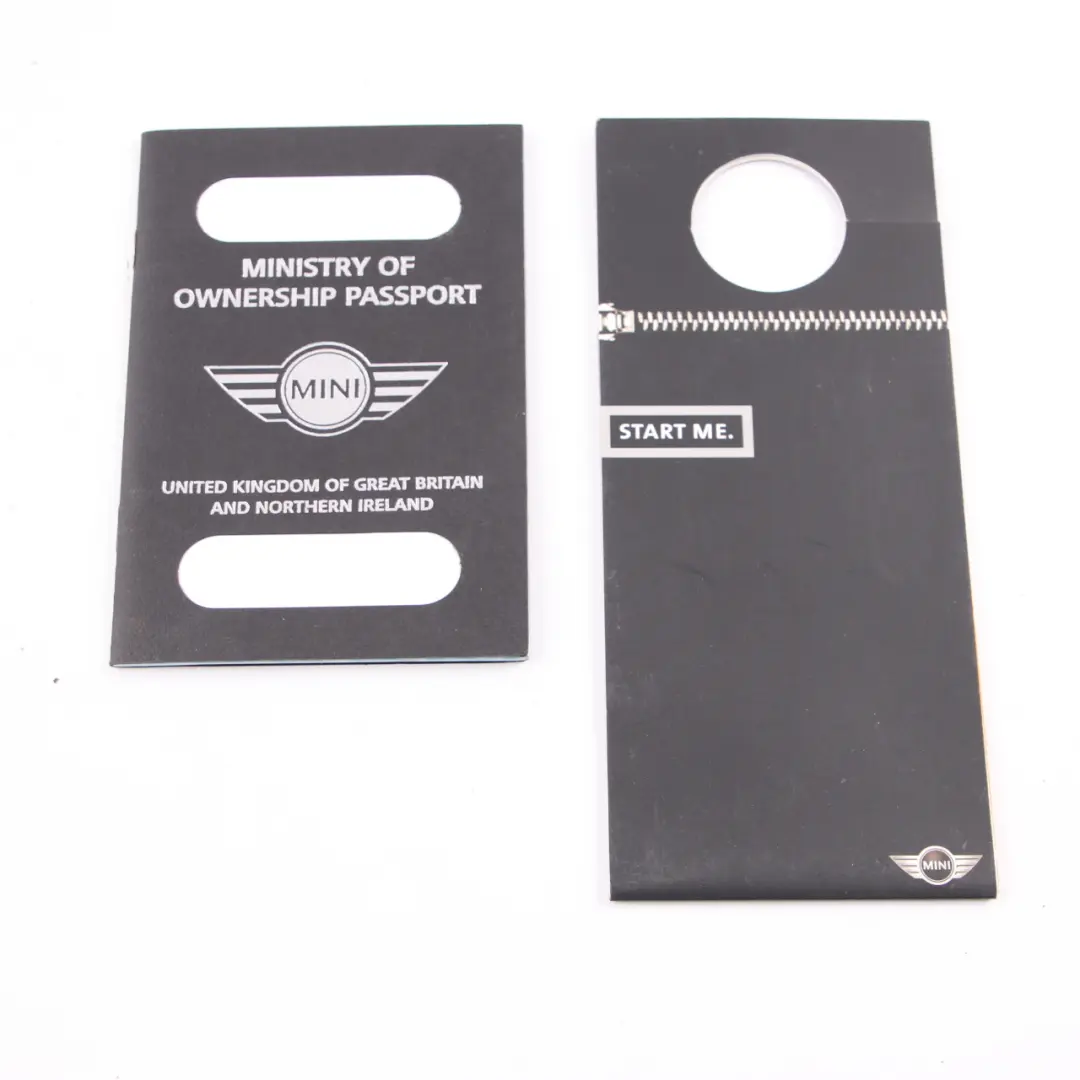 Mini R50 R53 Owner's Handbook Service Booklet Set Pouch Case - SKU 0156447-2 - Part number 0156447