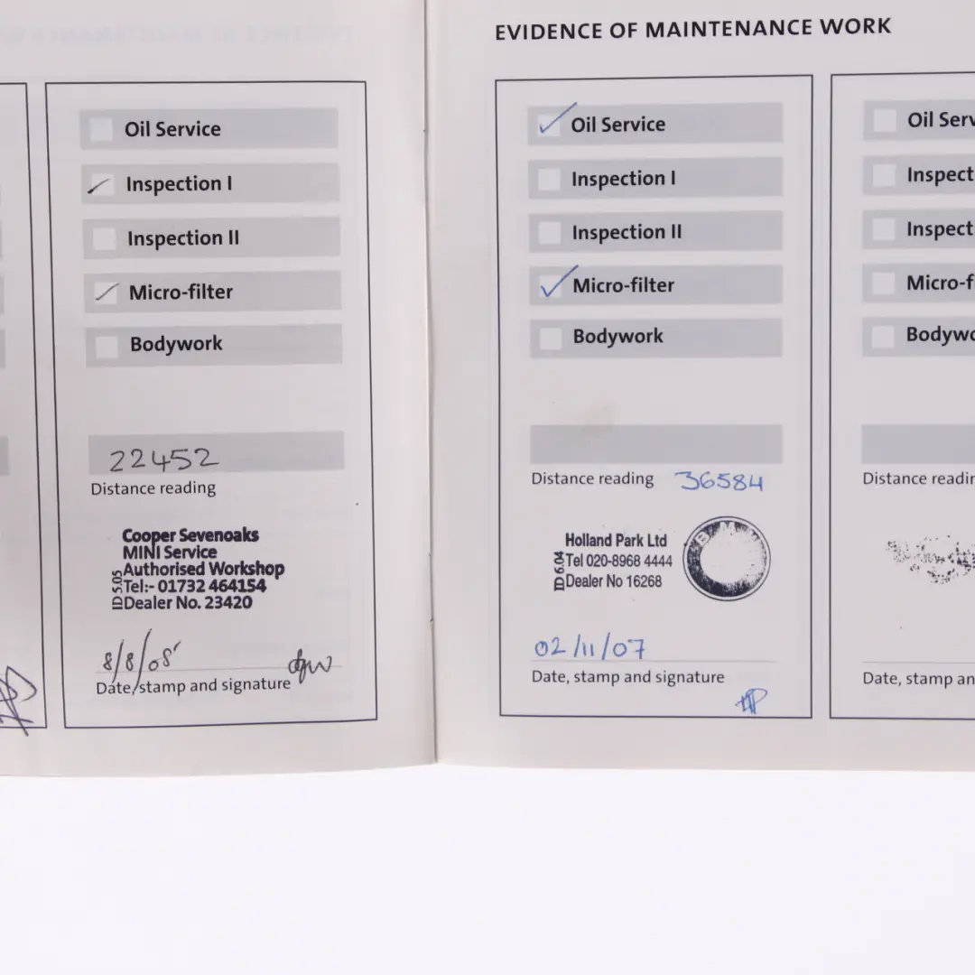 Owner's Handbook Service Booklet Set Pouch Case to Mini R50 R53 with Part number 0156447 Mini R50 R53 Owner's Handbook Service Booklet Set Pouch Case - SKU 0156447-2 - Part number 0156447