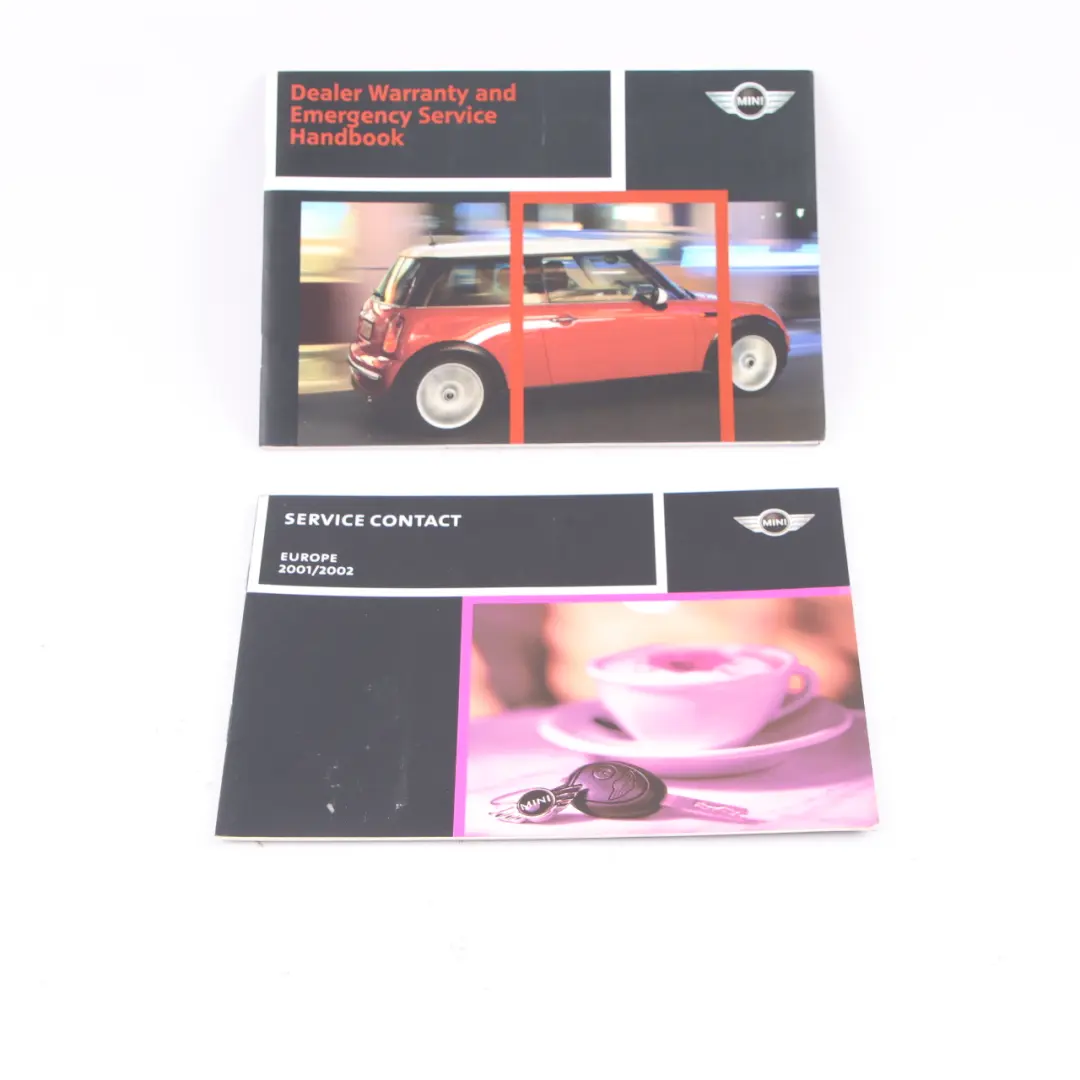 Mini R50 R53 Owner's Handbook Service Booklet Set Pouch Case - SKU 0156447-2 - Part number 0156447