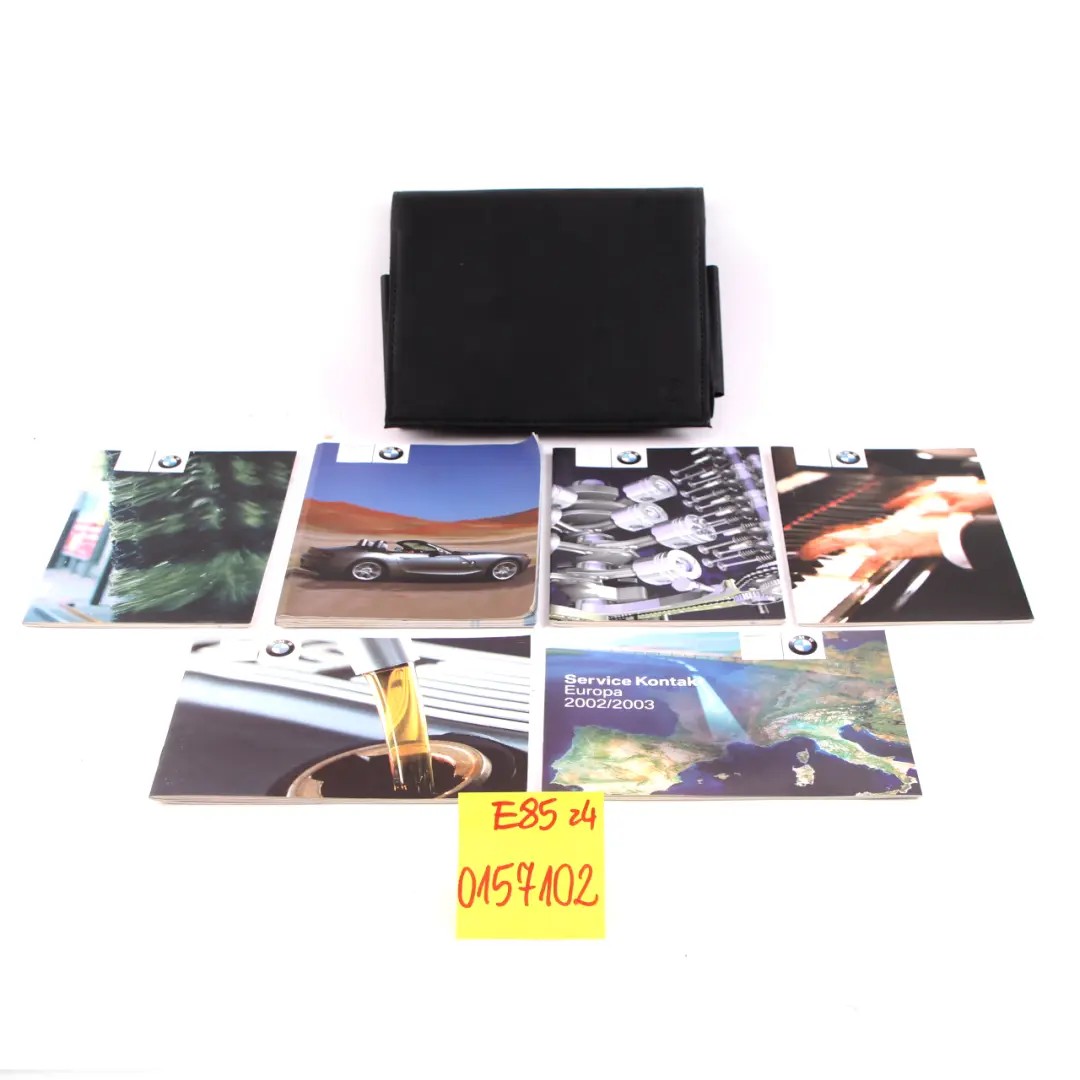 BMW Z4 E85 Owner's Handbook Service Booklet Instructions Pouch Case Wallet - SKU 0157102 - Part number 0157489