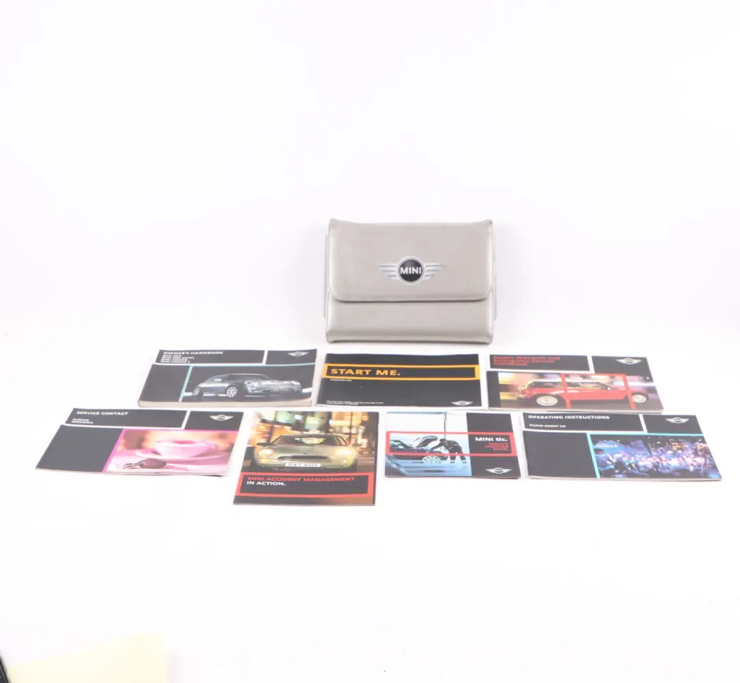 Service Booklet Owner's Handbook Pouch Case Wallet Set to Mini Cooper R50 R53 with Part number 0157635 Mini Cooper R50 R53 Service Booklet Owner's Handbook Pouch Case Wallet Set - SKU 0157635-3 - Part number 0157635