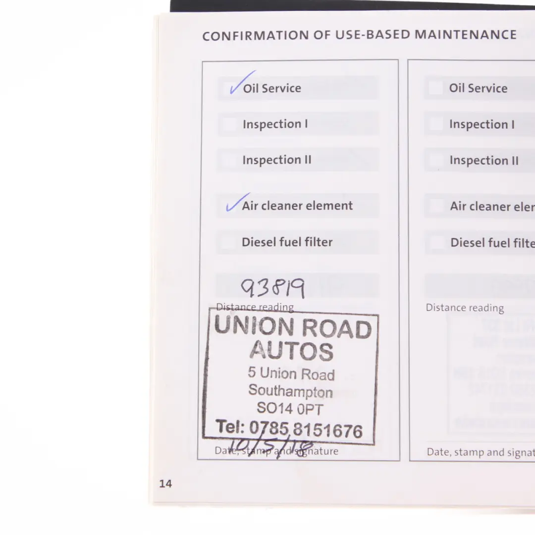 Mini R50 R53 Service Booklet Owner's Handbook Pouch Case Wallet Set - SKU 0157635-4 - Part number 0157635