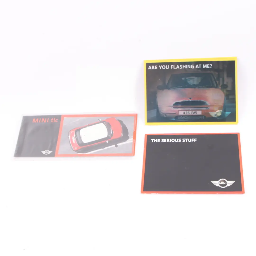 Mini R50 R53 Service Booklet Owner's Handbook Pouch Case Wallet Set - SKU 0157635-4 - Part number 0157635