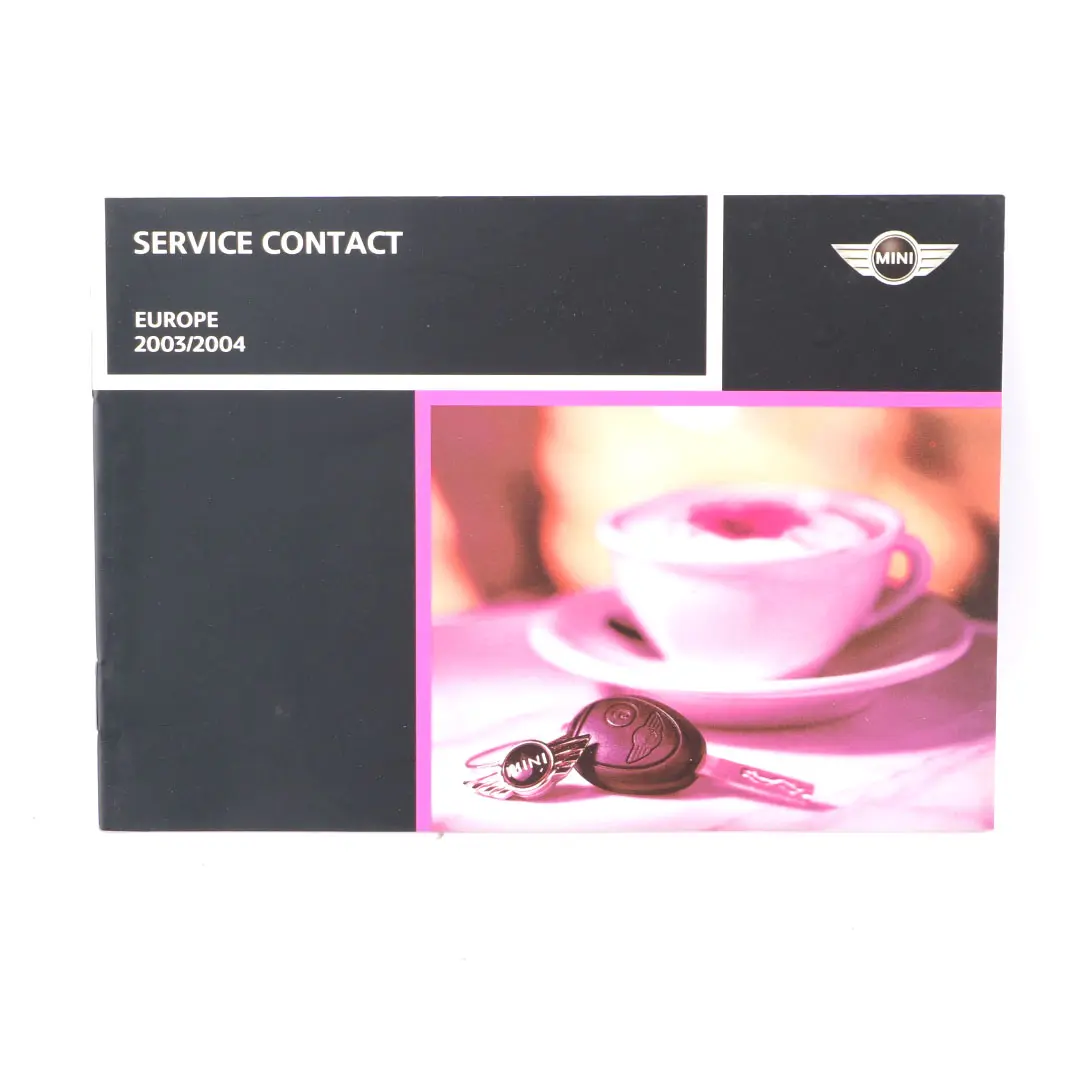 Mini Cooper R50 R53 Service Booklet Owner's Handbook Set Pouch Case Wallet - SKU 157635 - Part number 0157635
