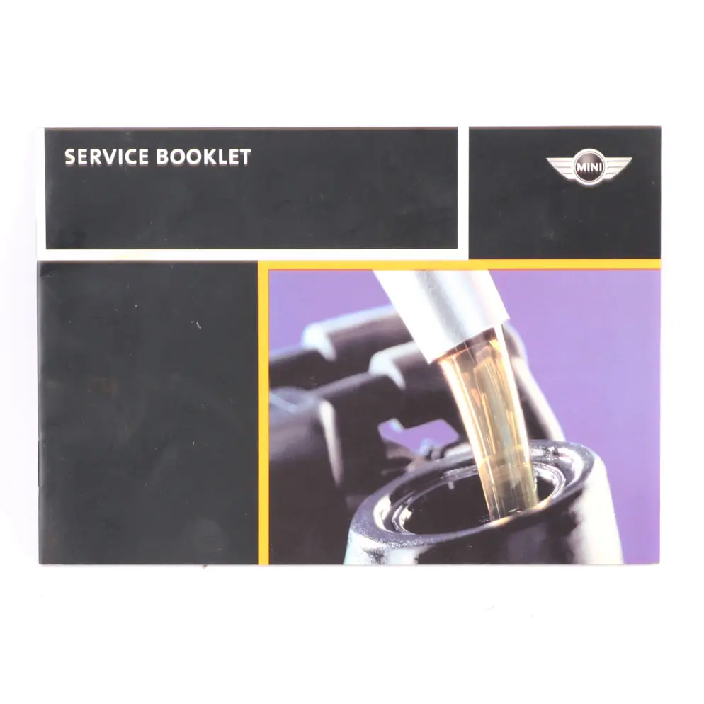 Mini Cooper R50 R53 Service Booklet Owner's Handbook Set Pouch Case Wallet - SKU 157635 - Part number 0157635