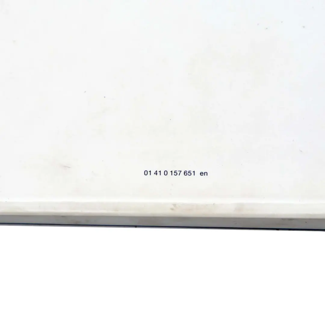 BMW 5 Series E60 Owner's Service Handbook Case Pouch Wallet - SKU 0157651-1 - Part number 0157651