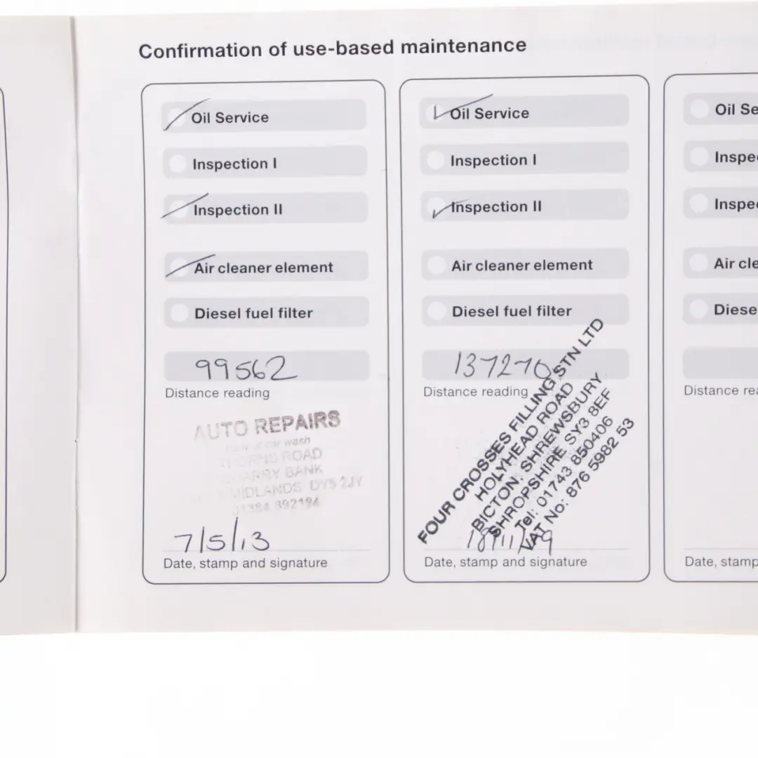 BMW X3 E83 Owner's Handbook Service Booklet Pouch Case Wallet - SKU 0158052 - Part number 0158052