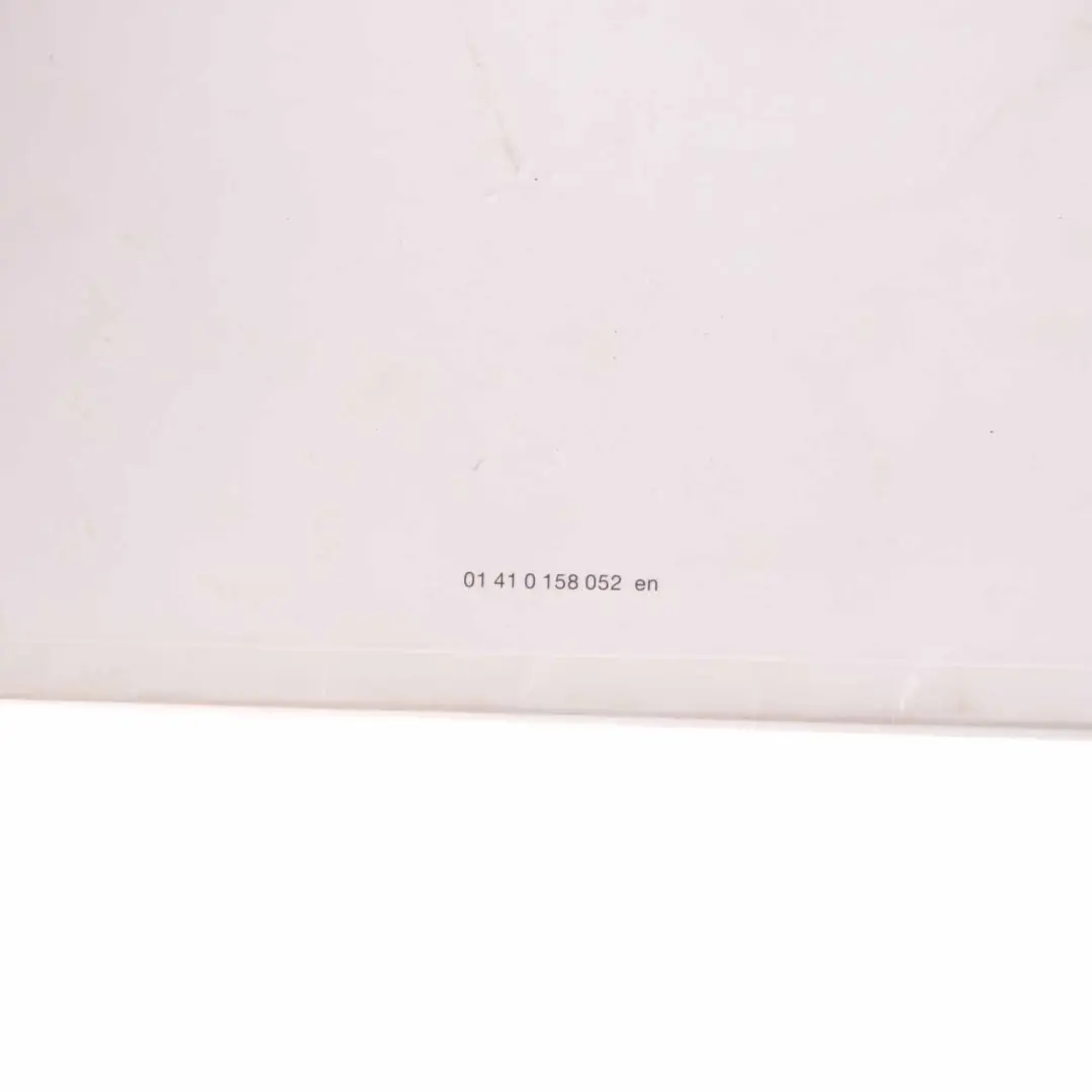 BMW X3 E83 Owner's Handbook Service Booklet Pouch Case Wallet - SKU 0158052 - Part number 0158052