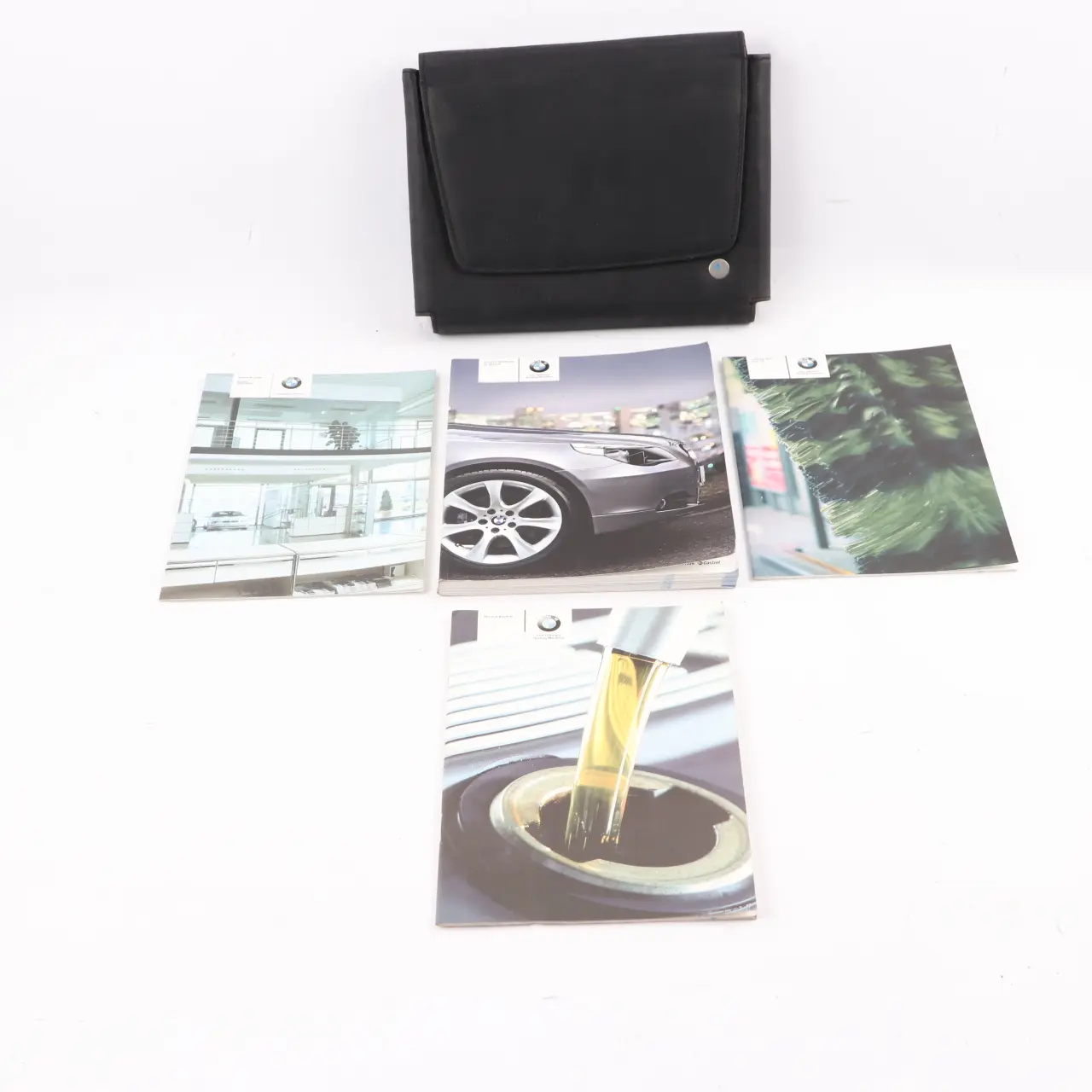 BMW E60 E61 Service Booklet Owner's Handbook Book Set Wallet Case