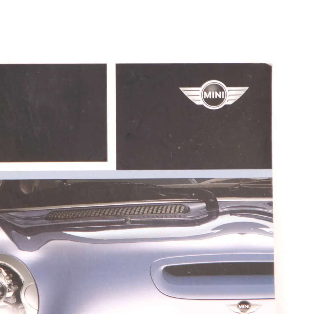 Owner's Handbook Manual Instruction to Mini R50 R52 R53 with Part number 0159123 Mini R50 R52 R53 Owner's Handbook Manual Instruction - SKU 0159123-2 - Part number 0159123