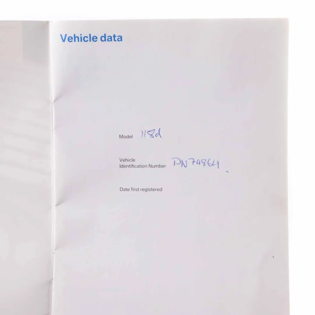 Service Booklet Inspection Book to BMW E87 E90 E91 with Part number 0159350 BMW E87 E90 E91 Service Booklet Inspection Book - SKU 0159350-2 - Part number 0159350