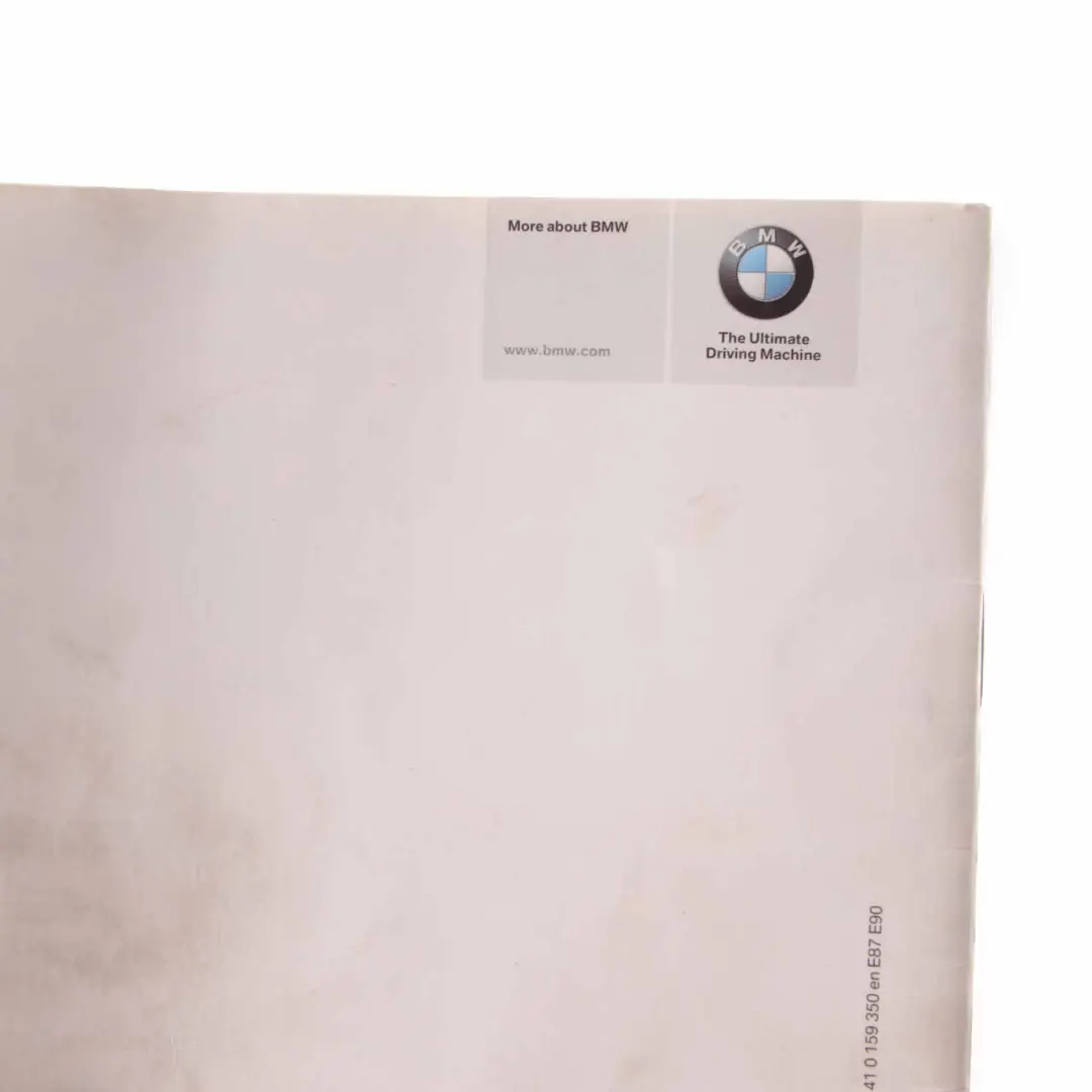 Service Booklet Inspection Book to BMW E87 E90 E91 with Part number 0159350 BMW E87 E90 E91 Service Booklet Inspection Book - SKU 0159350-2 - Part number 0159350