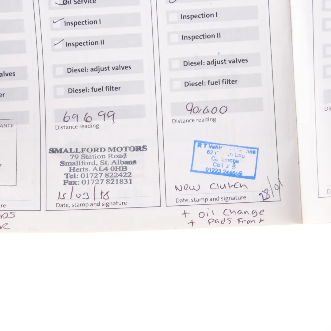 Mini R50 R53 Service Booklet Book 01410 0 - SKU 159686 - Part number 0012673