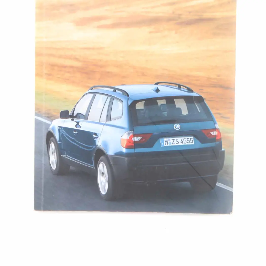 BMW X3 E83 Service Booklet Owner's Handbook Book Set Wallet Case Pouch 0 - SKU 159820 - Part number 0159820