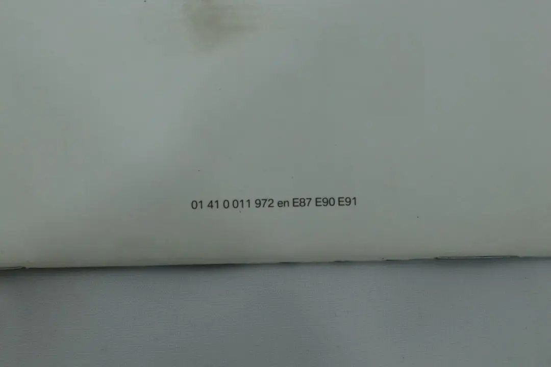 BMW 1 Series 3 E87 Owner's Handbook CD Radio Instructions Case Wallet - SKU 0159974-3 - Part number 159974