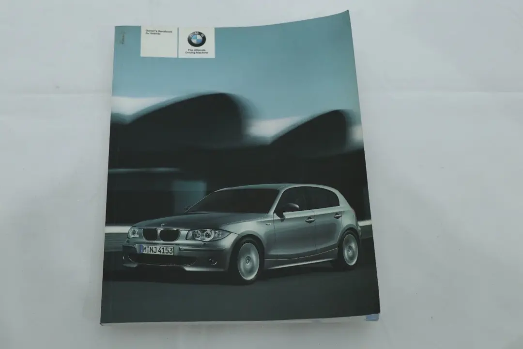 BMW 1 Series 3 E87 Owner's Handbook CD Radio Instructions Case Wallet - SKU 0159974-3 - Part number 159974