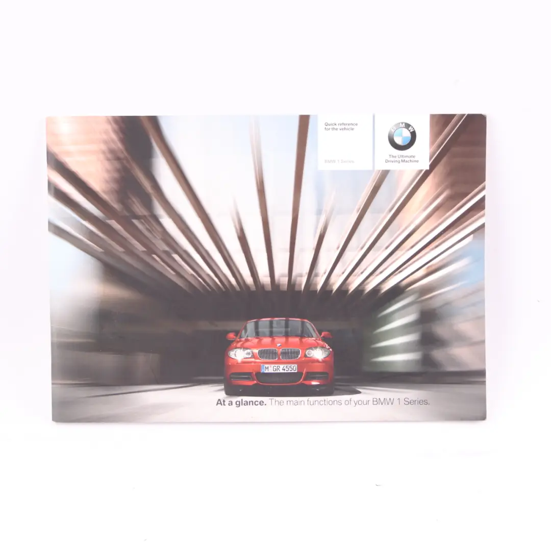 Owner's Handbook CD Radio Instructions Case Wallet 0 to BMW E87 with Part number 159974 BMW E87 Owner's Handbook CD Radio Instructions Case Wallet 0 - SKU 0159974-5 - Part number 159974