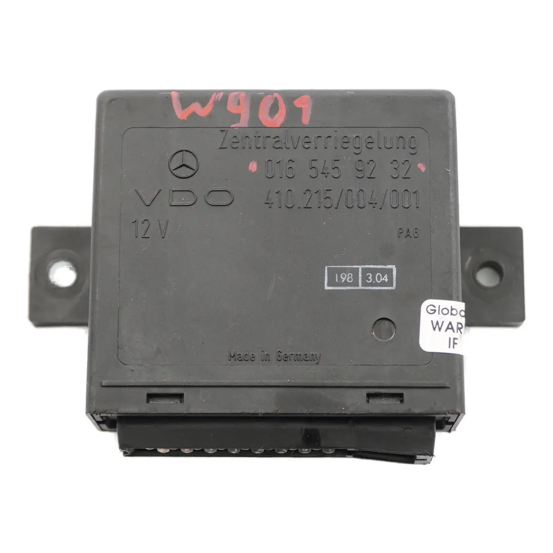 Mercedes Sprinter W901 Central Lock Locking Control Unit Module A - SKU 0165459232 - Part number A0165459232