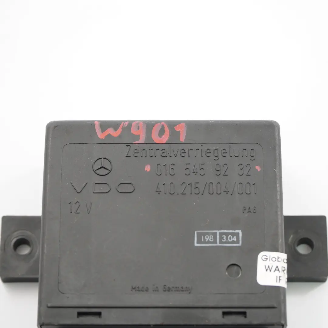 W901 Módulo de Control de Bloqueo Centralizado A para Mercedes Sprinter con número de pieza A0165459232 Mercedes Sprinter W901 Módulo de Control de Bloqueo Centralizado A - SKU 0165459232 - Número de pieza A0165459232