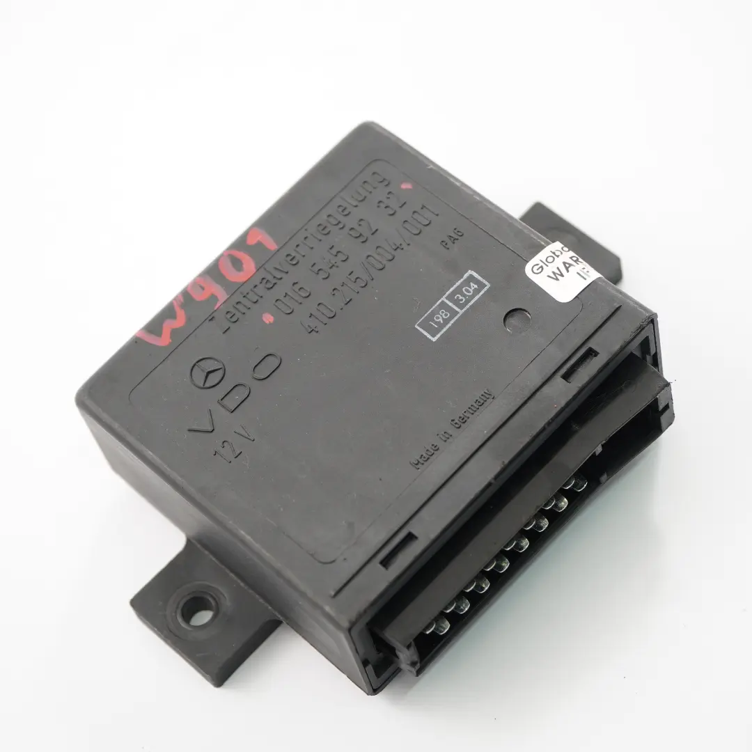 W901 Módulo de Control de Bloqueo Centralizado A para Mercedes Sprinter con número de pieza A0165459232 Mercedes Sprinter W901 Módulo de Control de Bloqueo Centralizado A - SKU 0165459232 - Número de pieza A0165459232