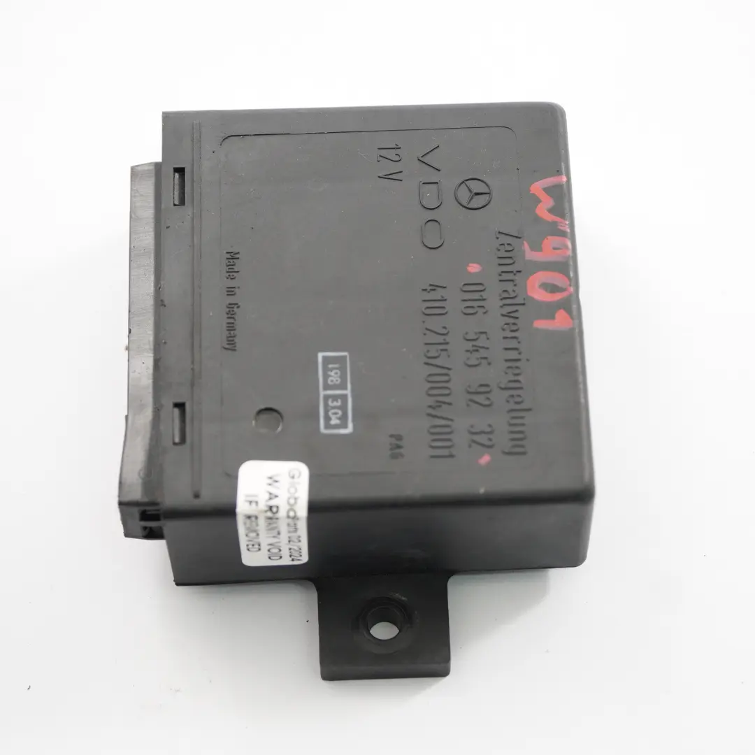 W901 Módulo de Control de Bloqueo Centralizado A para Mercedes Sprinter con número de pieza A0165459232 Mercedes Sprinter W901 Módulo de Control de Bloqueo Centralizado A - SKU 0165459232 - Número de pieza A0165459232