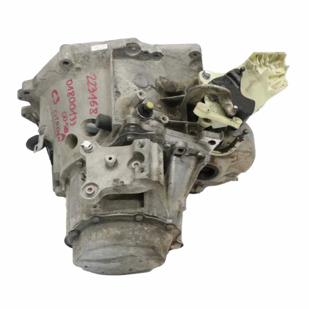Schalt getriebe Citroen C3 1.6 HDI 9H02 5 Gang 223168 9680886910 GARANTIE für mit Teilenummer 01800133050A Schalt getriebe Citroen C3 1.6 HDI 9H02 5 Gang 223168 9680886910 GARANTIE - SKU 01800133050A - Teilenummer 01800133050A