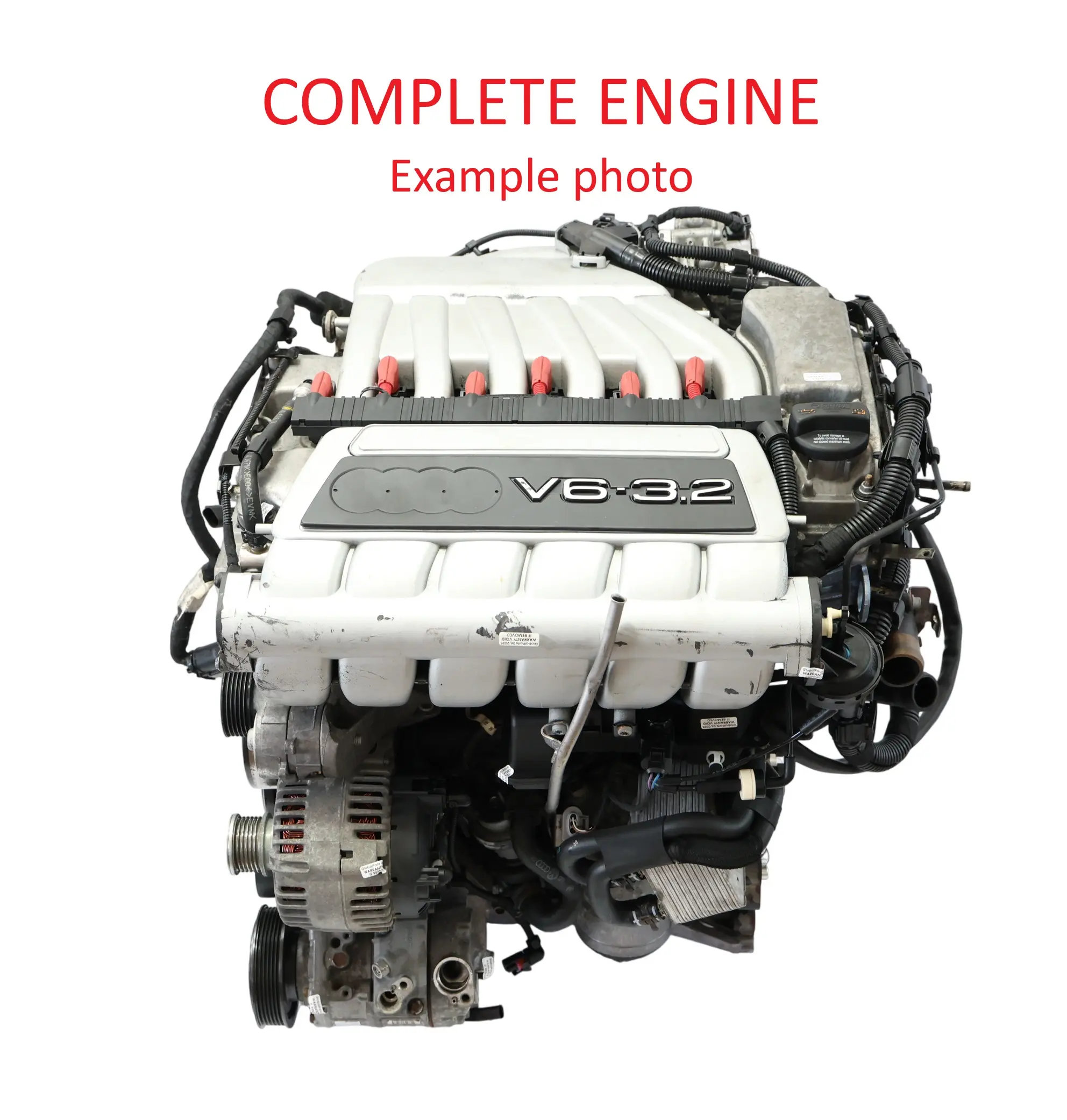 Audi A3 8P TT 8J VW Golf Mk5 3.2 Quattro Unkomplett Motor BUB 250PS GARANTIE