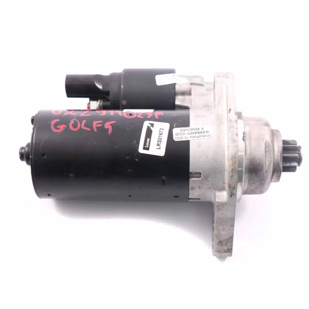 VW Volkswagen Golf V TDI Diesel Motor de arranque - SKU 022911023F - Número de pieza 022911023F