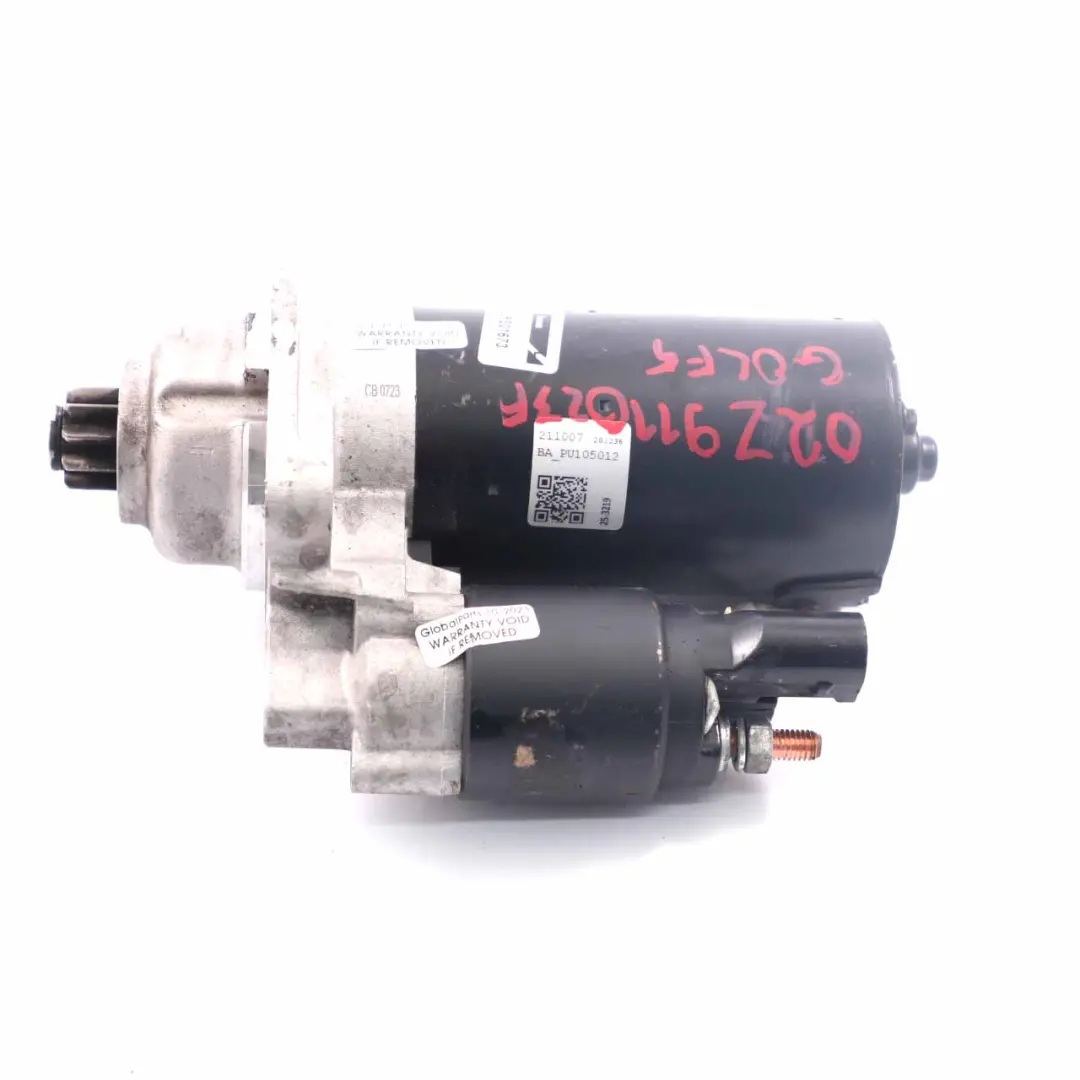 Moteur de démarrage pour VW Volkswagen Golf V TDI Diesel à propos du numéro de pièce 022911023F VW Volkswagen Golf V TDI Diesel Moteur de démarrage - SKU 022911023F - Numéro de pièce 022911023F