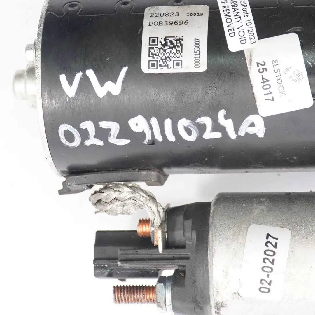 VW Volkswagen Golf 6 1.6 TDI Diesel Rozrusznik - SKU 022911024A - Numer Części 022911024A