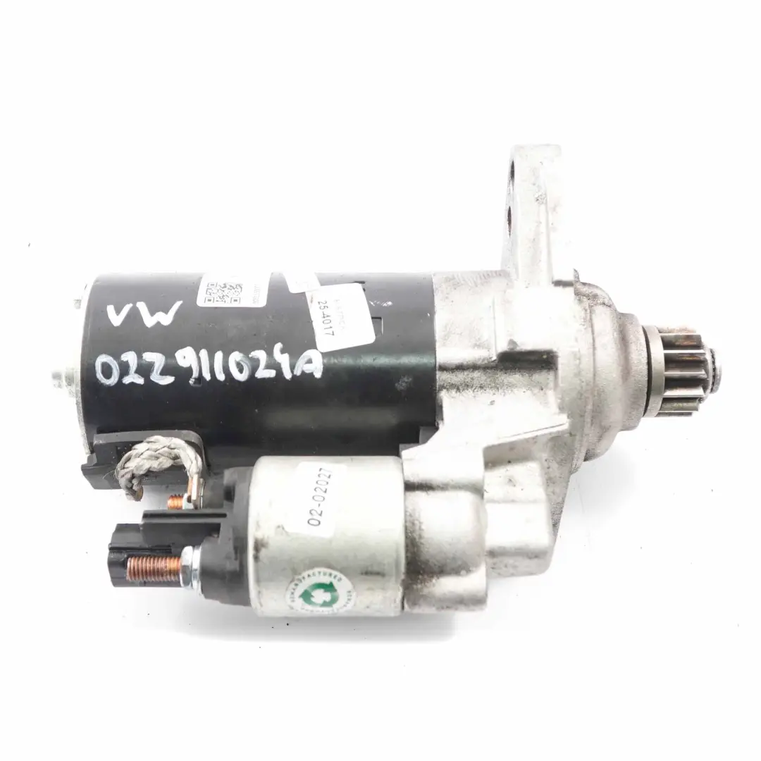 VW Volkswagen Golf 6 1.6 TDI Diesel Motorino di avviamento - SKU 022911024A - Numero di parte 022911024A