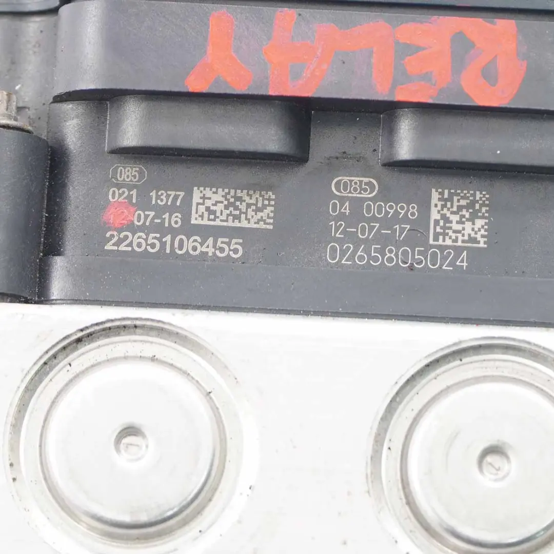 Unità ABS Citroen Jumper Peugeot Boxer DSC Modulo Pompa Idro Freno 0 per con numero di parte 0265805024 Unità ABS Citroen Jumper Peugeot Boxer DSC Modulo Pompa Idro Freno 0 - SKU 265805024 - Numero di parte 0265805024