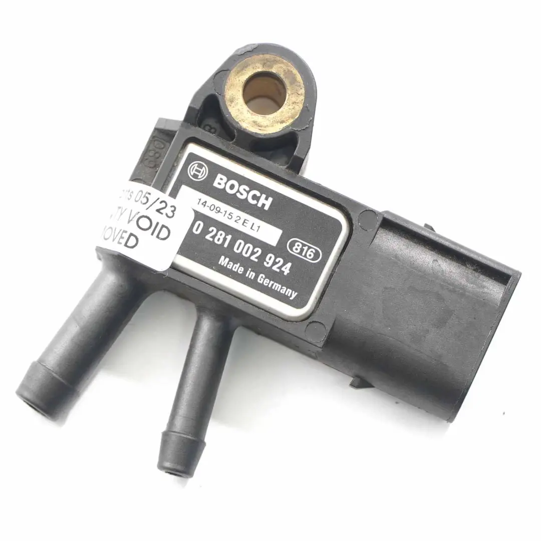 Sensore pressione gas di scarico DPF per Mercedes W204 W212 W906 con numero di parte 0281002924 Mercedes W204 W212 W906 Sensore pressione gas di scarico DPF - SKU 0281002924 - Numero di parte 0281002924