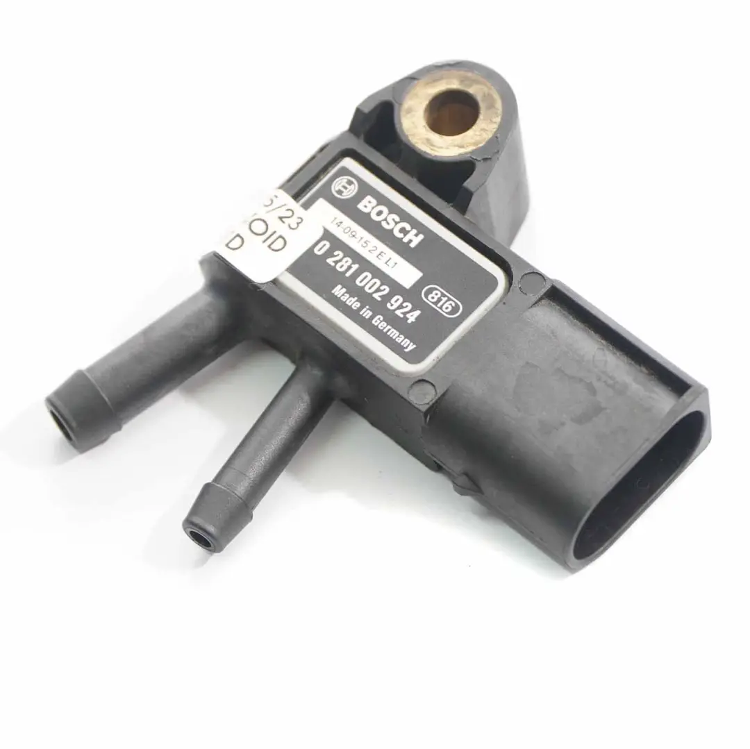 Sensore pressione gas di scarico DPF per Mercedes W204 W212 W906 con numero di parte 0281002924 Mercedes W204 W212 W906 Sensore pressione gas di scarico DPF - SKU 0281002924 - Numero di parte 0281002924