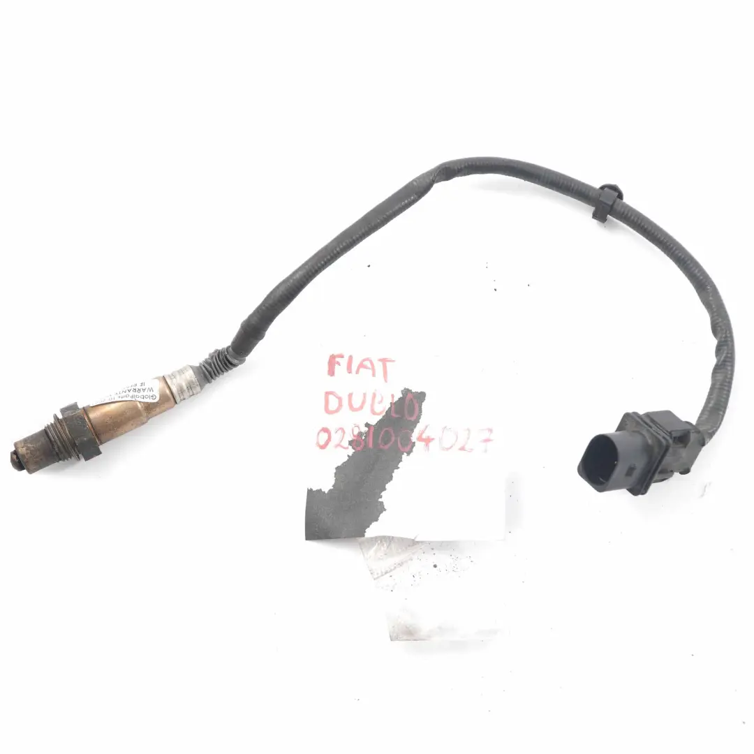 MK2 2.0 JTD Lambda Sensor Diesel Oxygen Probe Exhaust 0 to Fiat Doblo with Part number 0281004027 Fiat Doblo MK2 2.0 JTD Lambda Sensor Diesel Oxygen Probe Exhaust 0 - SKU 281004027 - Part number 0281004027