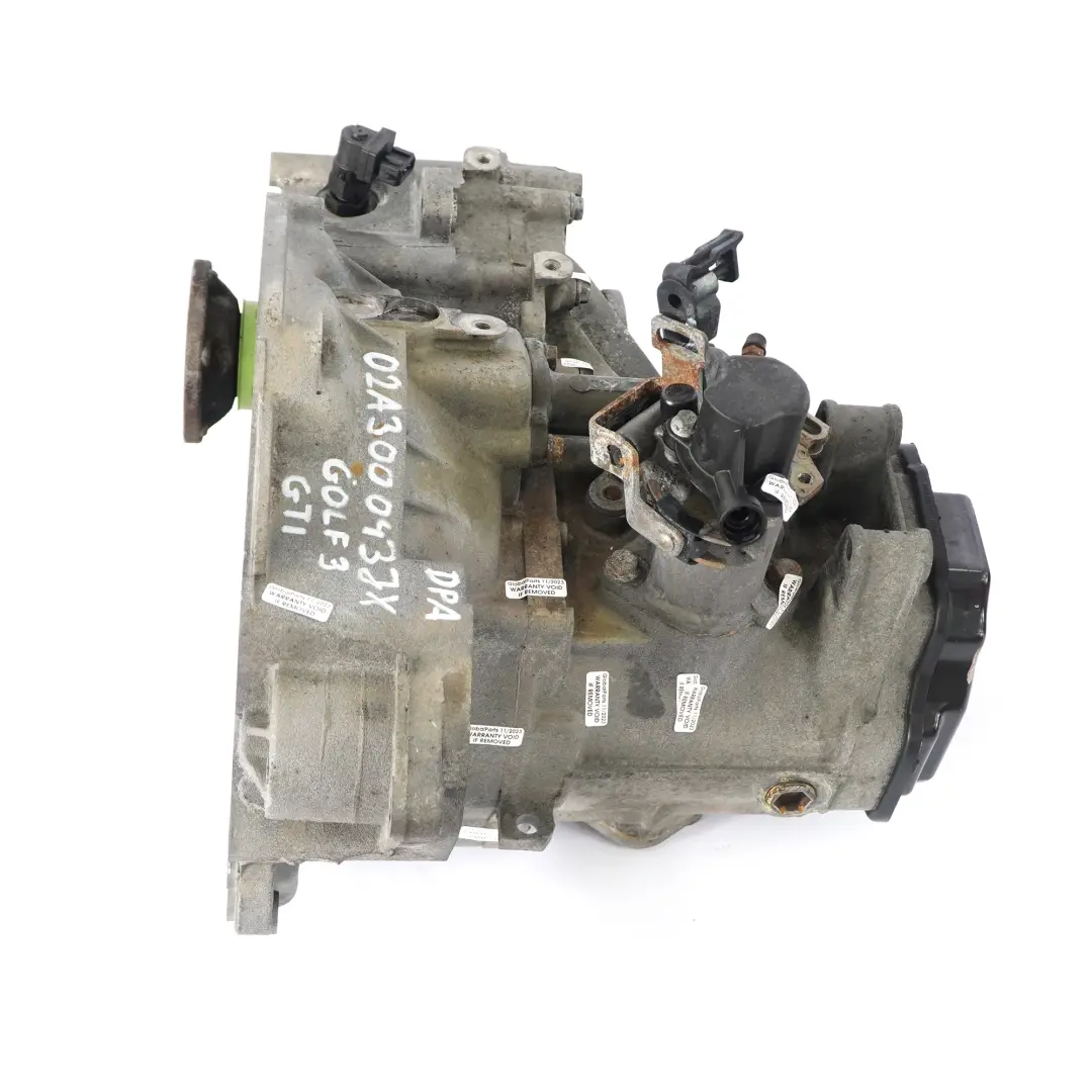 Schalt Getriebe 5 Gang DPA GARANTIE für VW Volkswagen Golf 3 2.0 GTI mit Teilenummer 02A300043JX VW Volkswagen Golf 3 2.0 GTI Schalt Getriebe 5 Gang DPA GARANTIE - SKU 02A300043JX - Teilenummer 02A300043JX