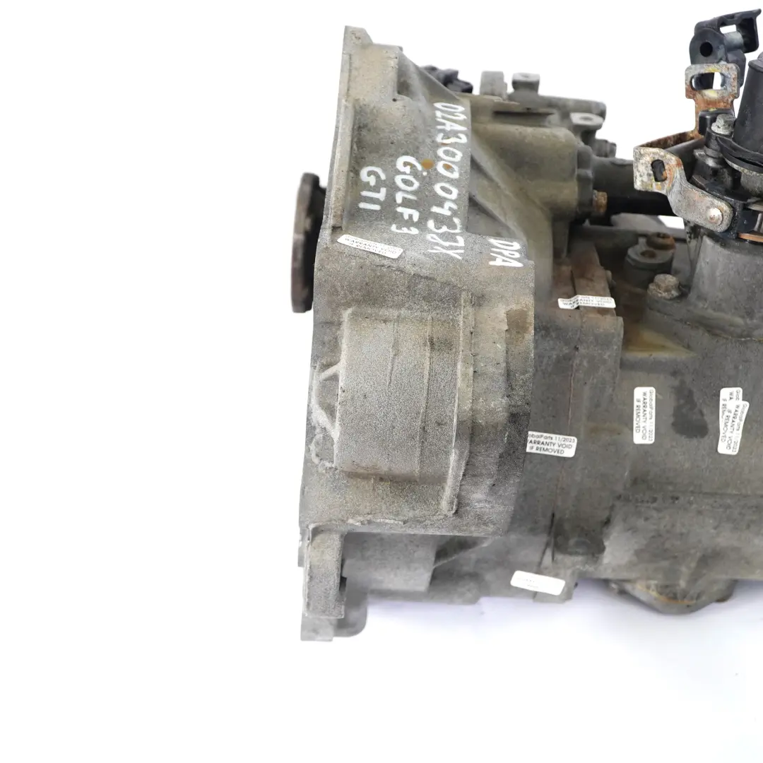 Schalt Getriebe 5 Gang DPA GARANTIE für VW Volkswagen Golf 3 2.0 GTI mit Teilenummer 02A300043JX VW Volkswagen Golf 3 2.0 GTI Schalt Getriebe 5 Gang DPA GARANTIE - SKU 02A300043JX - Teilenummer 02A300043JX