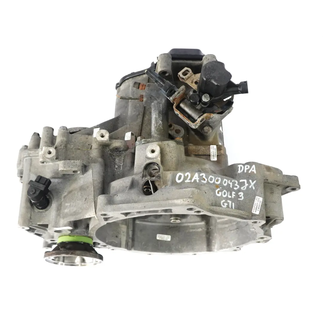 Boîte vitesses manuelle DPA GARANTIE pour VW Volkswagen Golf 3 2.0 GTI à propos du numéro de pièce 02A300043JX VW Volkswagen Golf 3 2.0 GTI Boîte vitesses manuelle DPA GARANTIE - SKU 02A300043JX - Numéro de pièce 02A300043JX